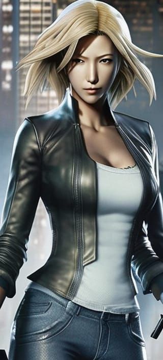 Aya Brea in Epic Movie Poster Art