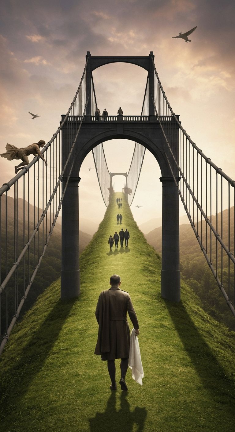 Photorealistic Bridge Between Heaven and Hell