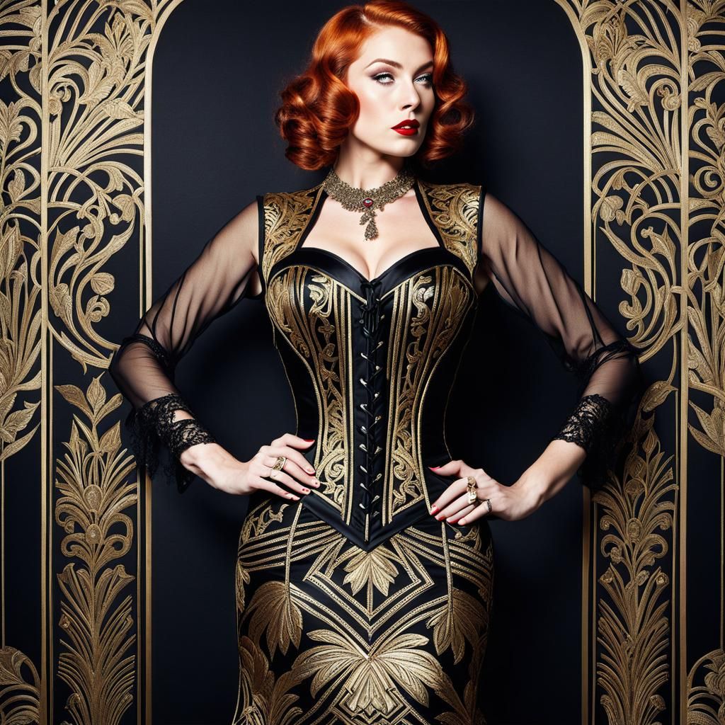 Art Deco dress
