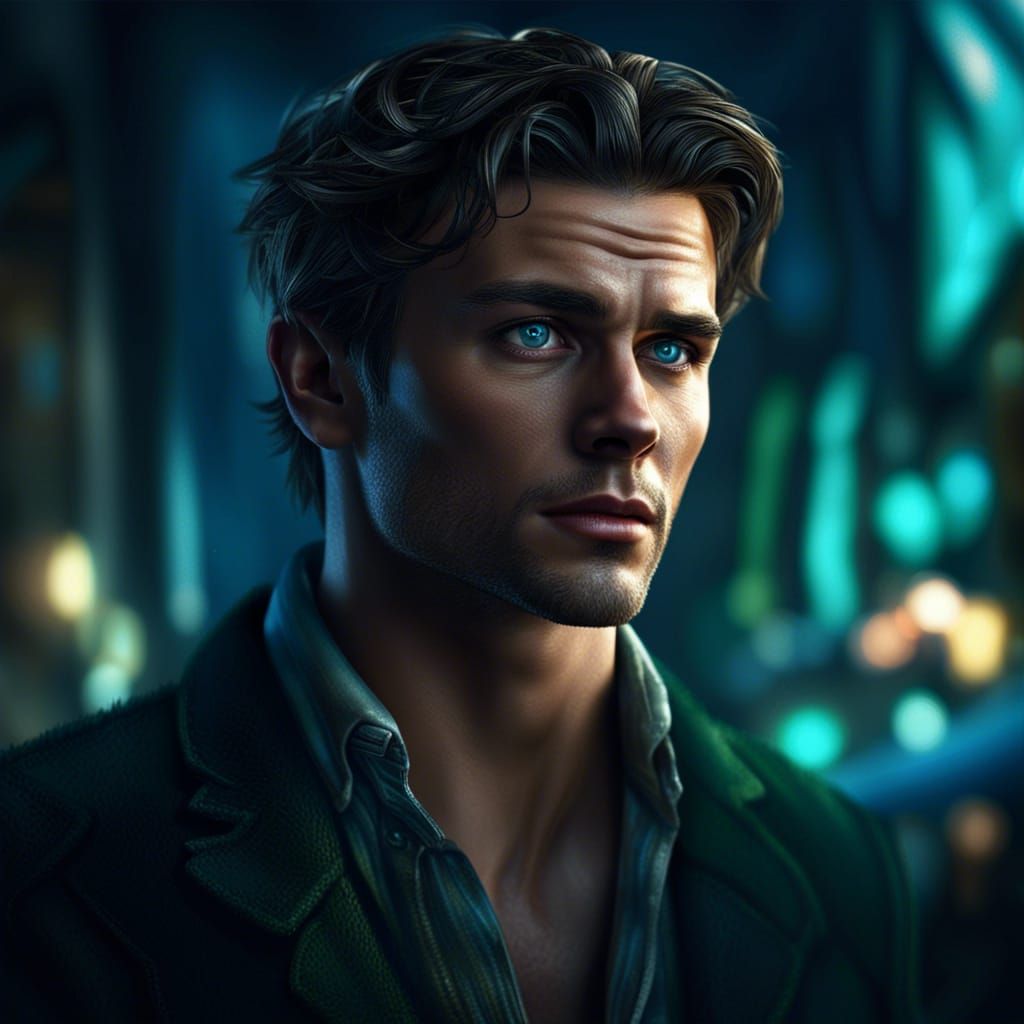 Handsome Movie Director Concept Art