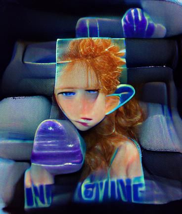 Ginger: An Abstract Neptune-Inspired Word Art