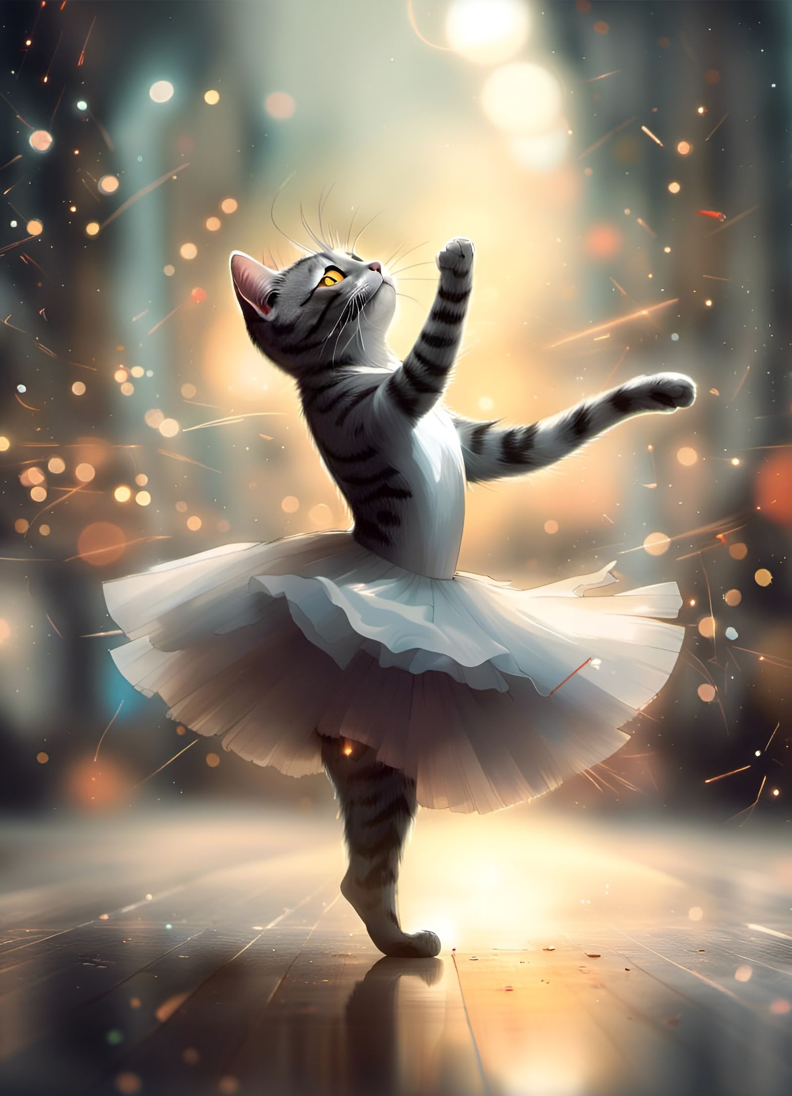 Prima Ballerina Cat