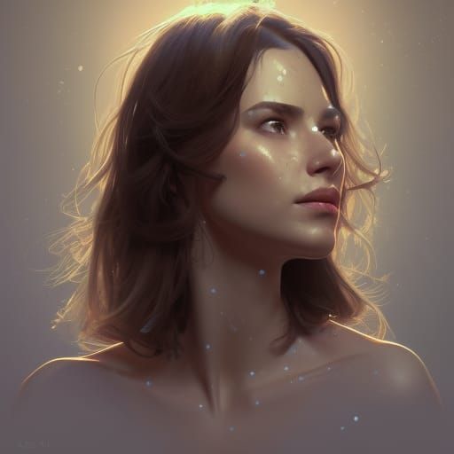 Celebrity Portrait in Art Nouveau Style