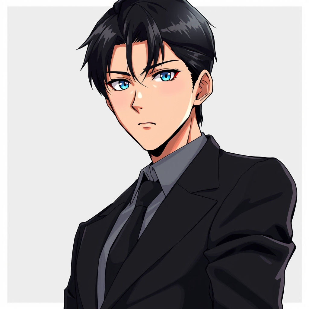 Handsome Anime Character Maruo Nakano in Digital Art