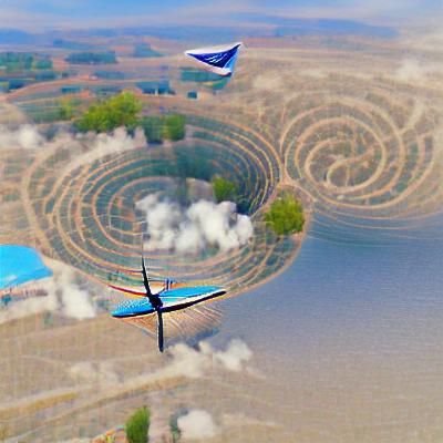 Bald Eagle Soaring Over Mountain Peaks at Sunset