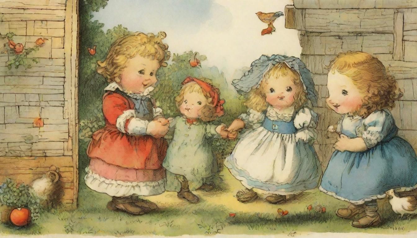 Detailed Nursery Rhyme Scene