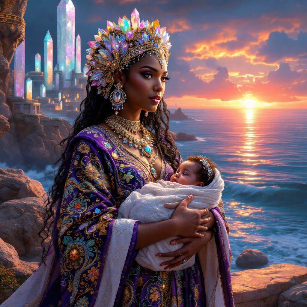 Lemurian mother