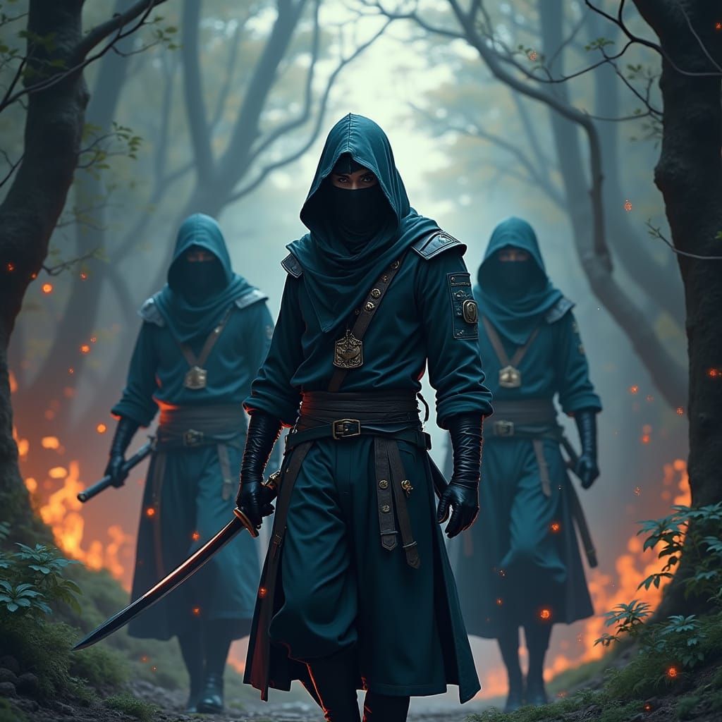 Ninja Warrior in Cinematic Stealth Mode