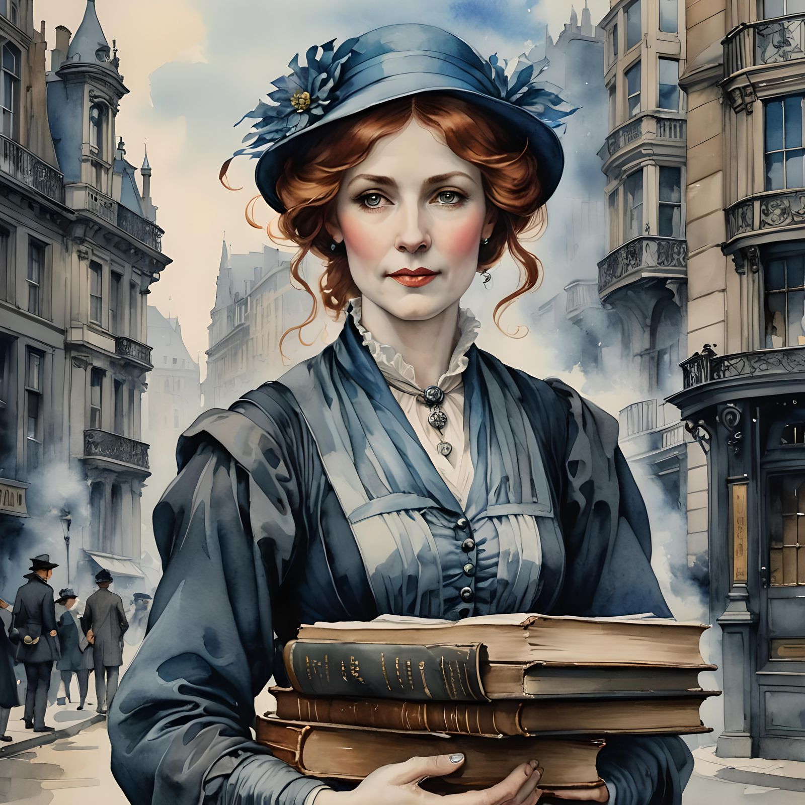 Bluestocking? Happy book lover