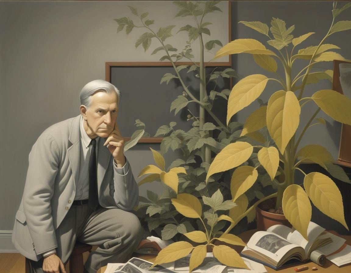 Surreal Scene in Chris Van Allsburg Style