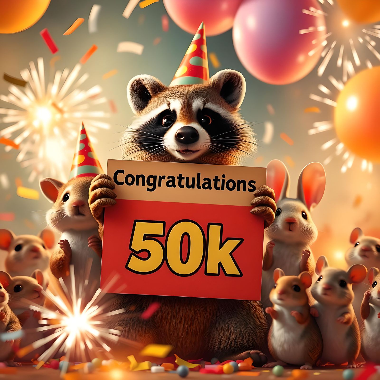 Congratulations 50K