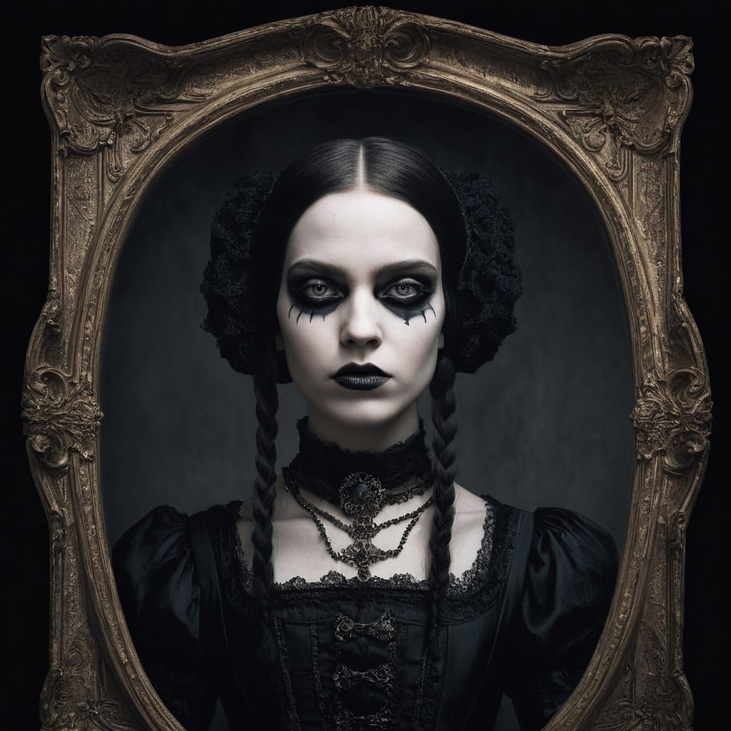 Gothic Portrait in a Masterpiece Style