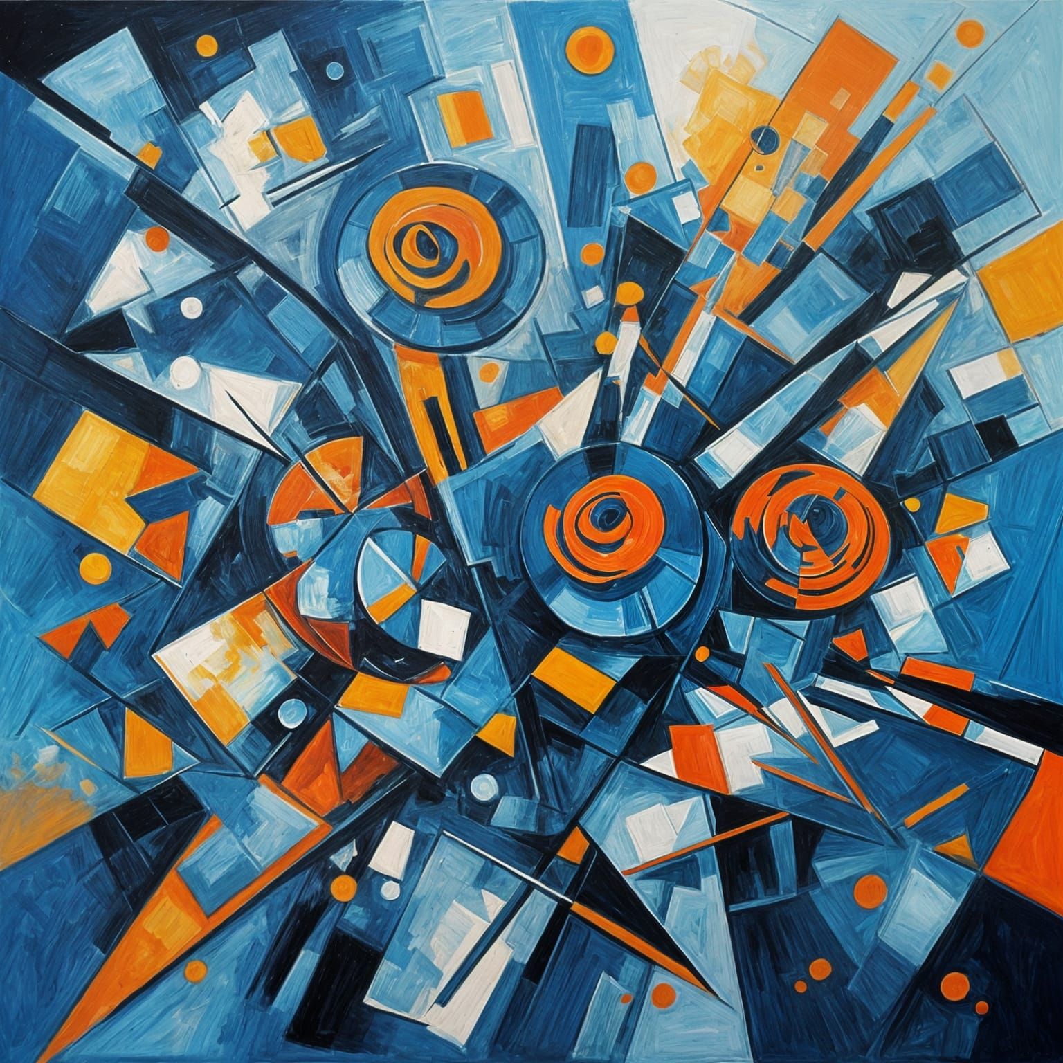 Abstract Progress: A Picasso-esque Splash Art