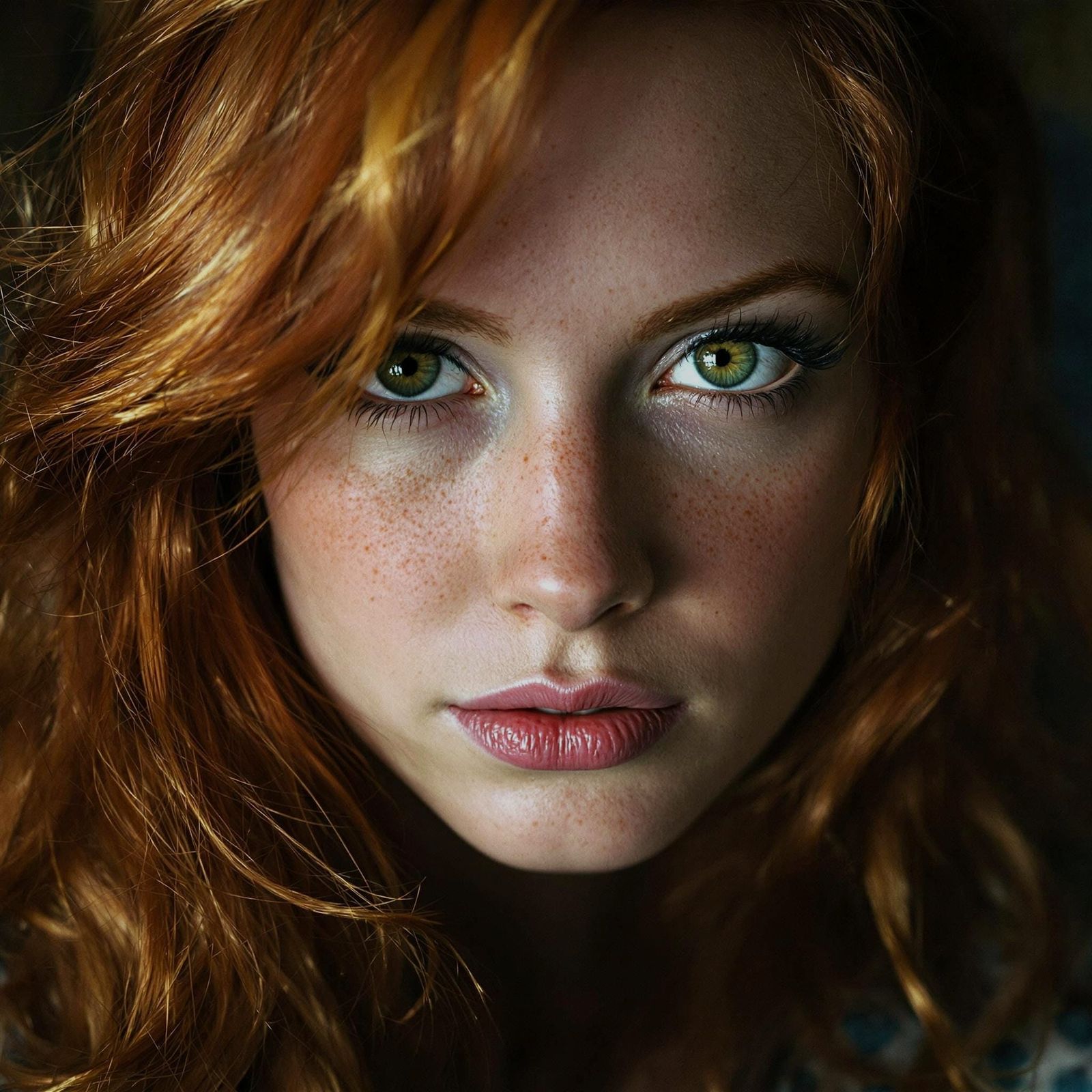 Stunning Close-Up Portrait of Irish Beauty