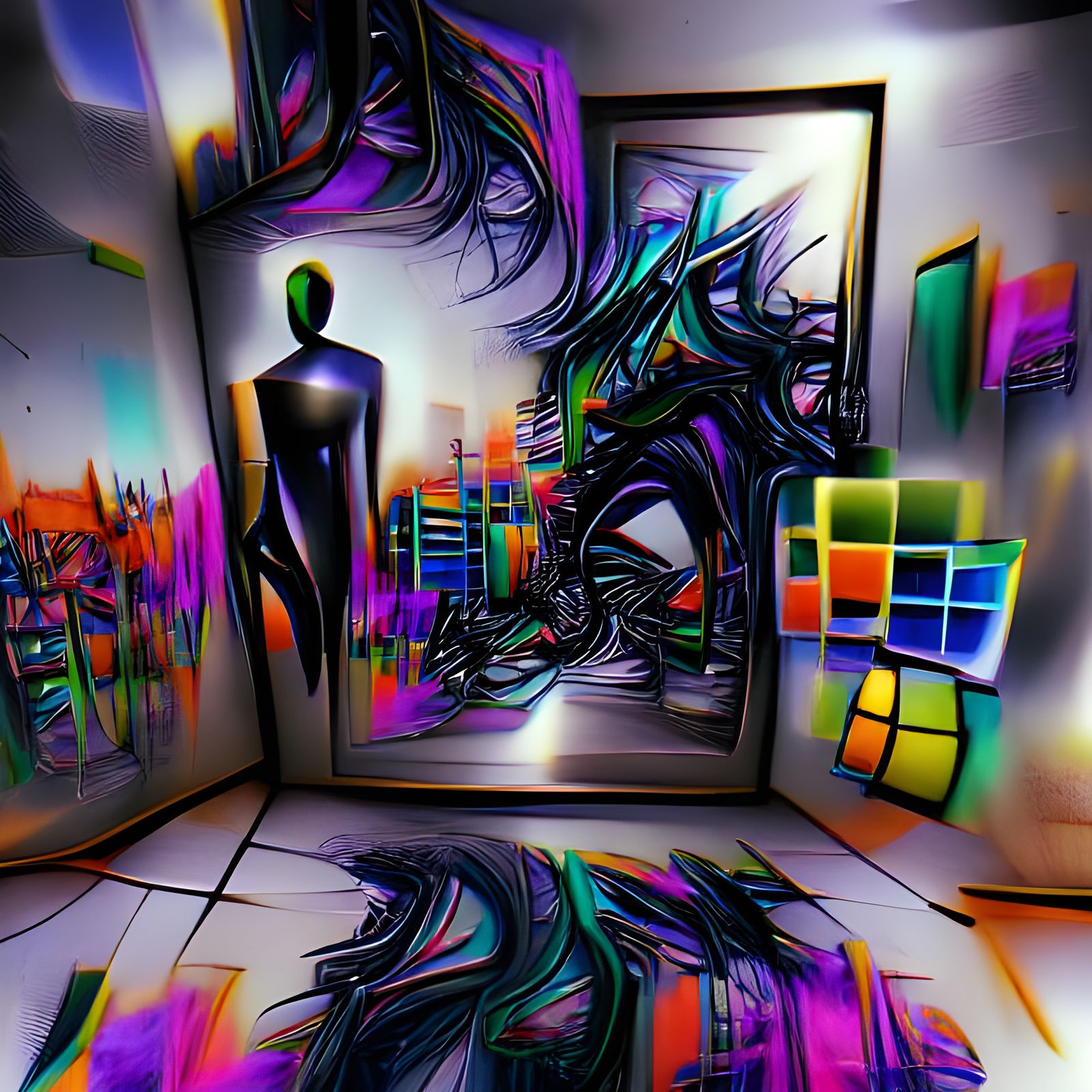 Contrast in Paths: City Top