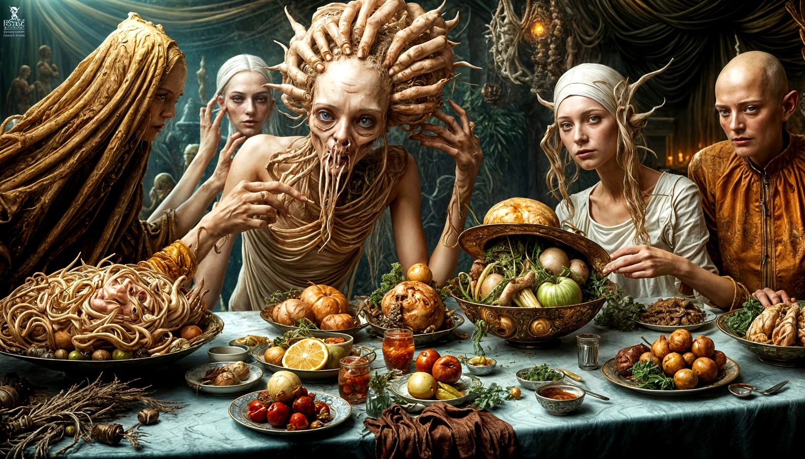 Bizarre Futuristic Feast: Magical Realism in 8K