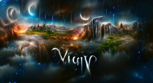 Epic Virgo Star Sign Digital Matte Painting