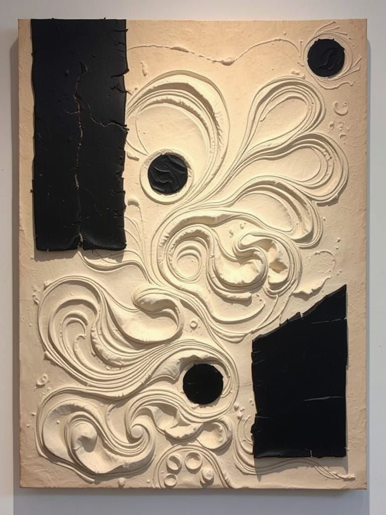 Raw Texture Abstractions in Neutral Tones