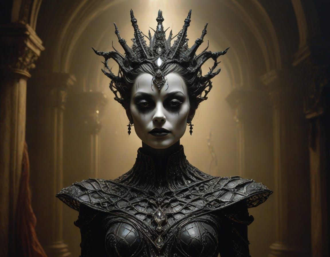 Surrealist Ballerina in Harlequin's Dreamlike Gaze