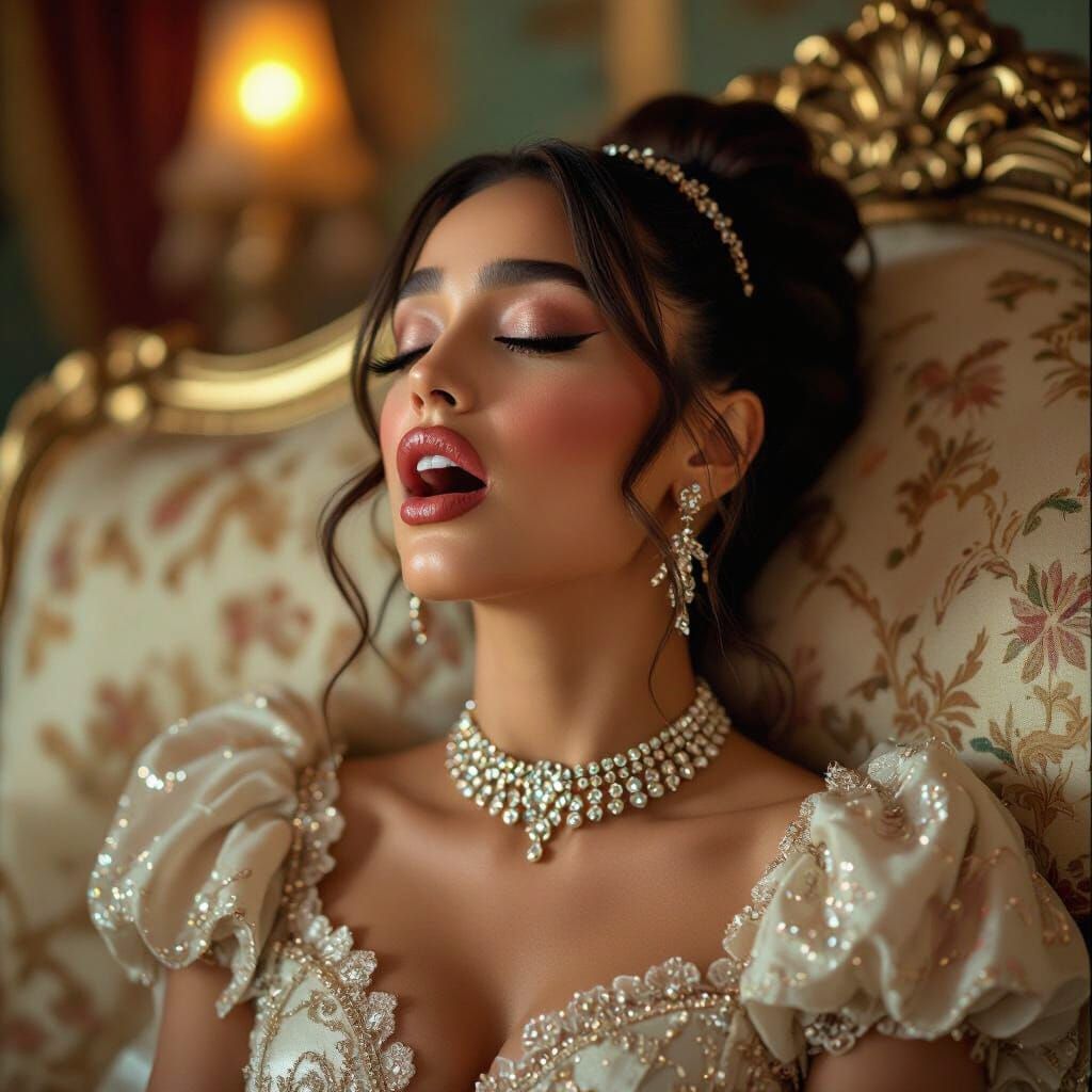 Hyperrealistic Film Still of Sleeping Celebrity