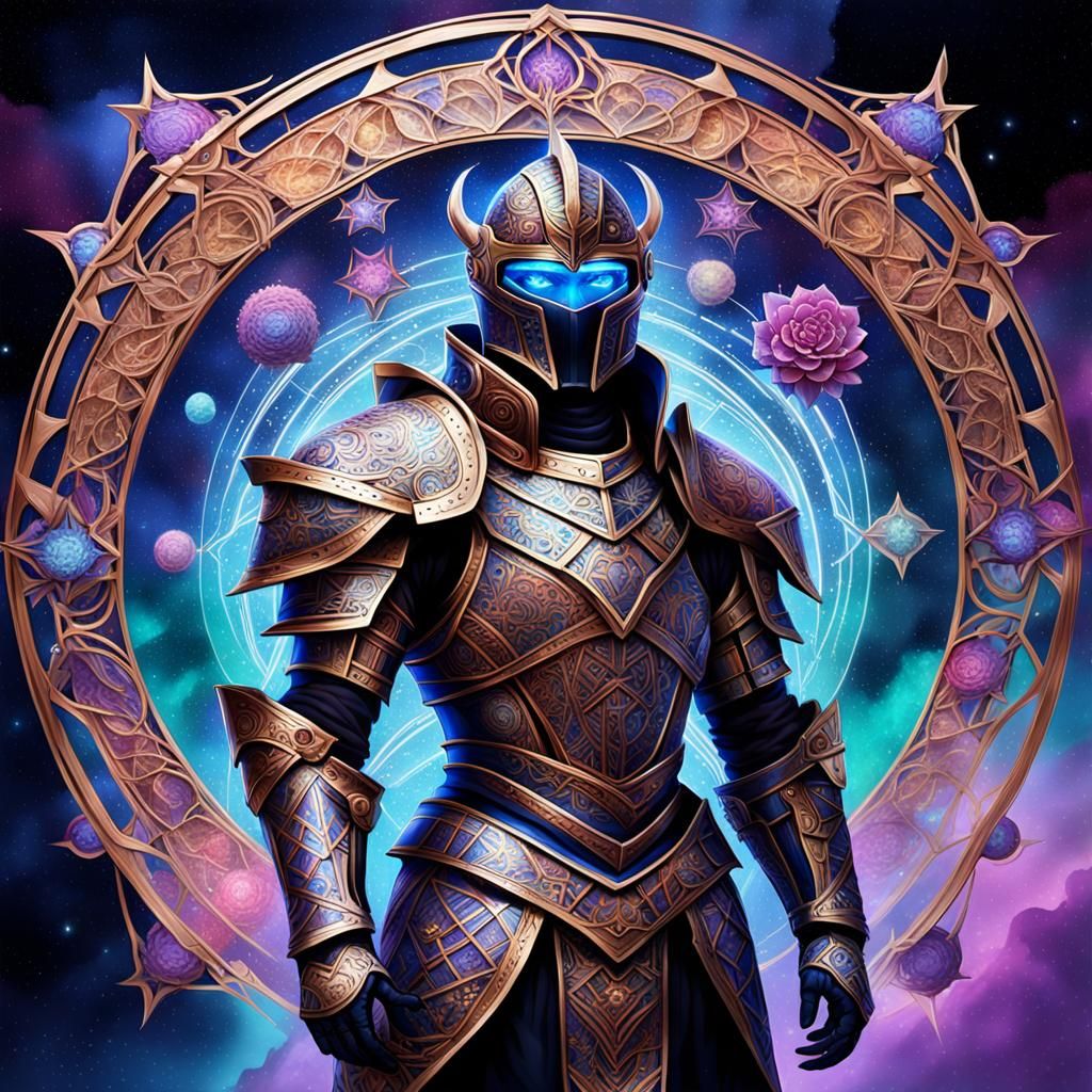 Zodiac Knight Gazing into the Fifth Dimension