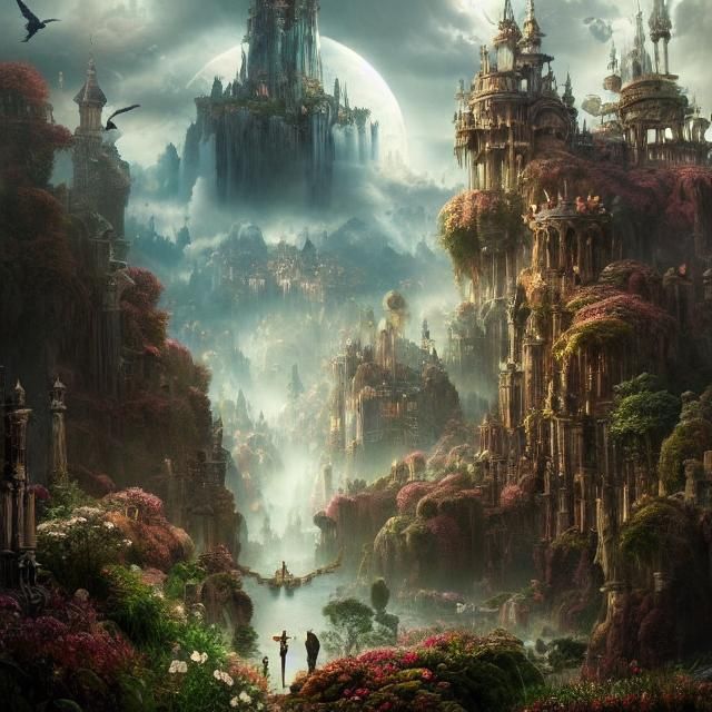 Wonderland: Epic Digital Matte Painting