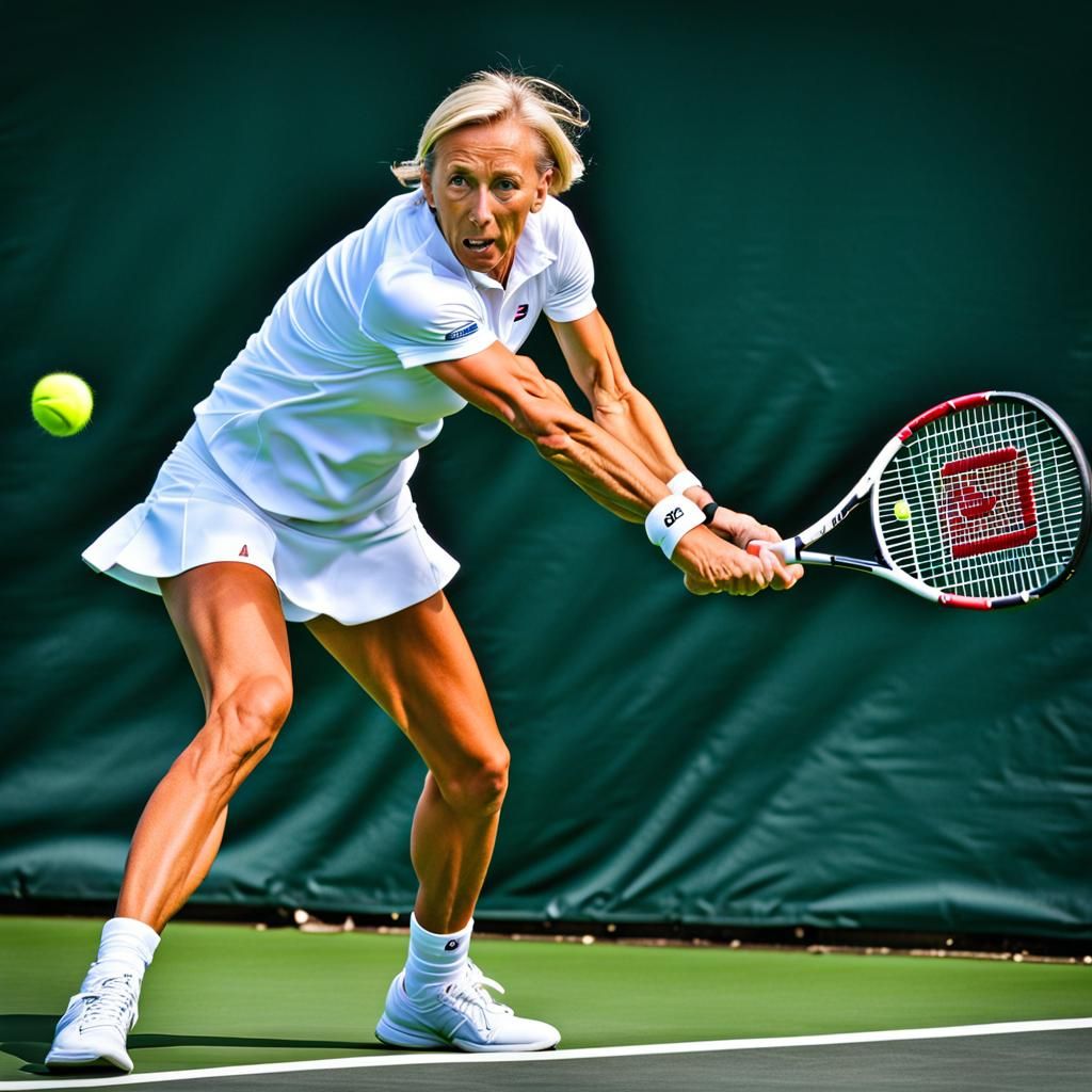 Martina Navratilova: High Voltage Tennis Ace