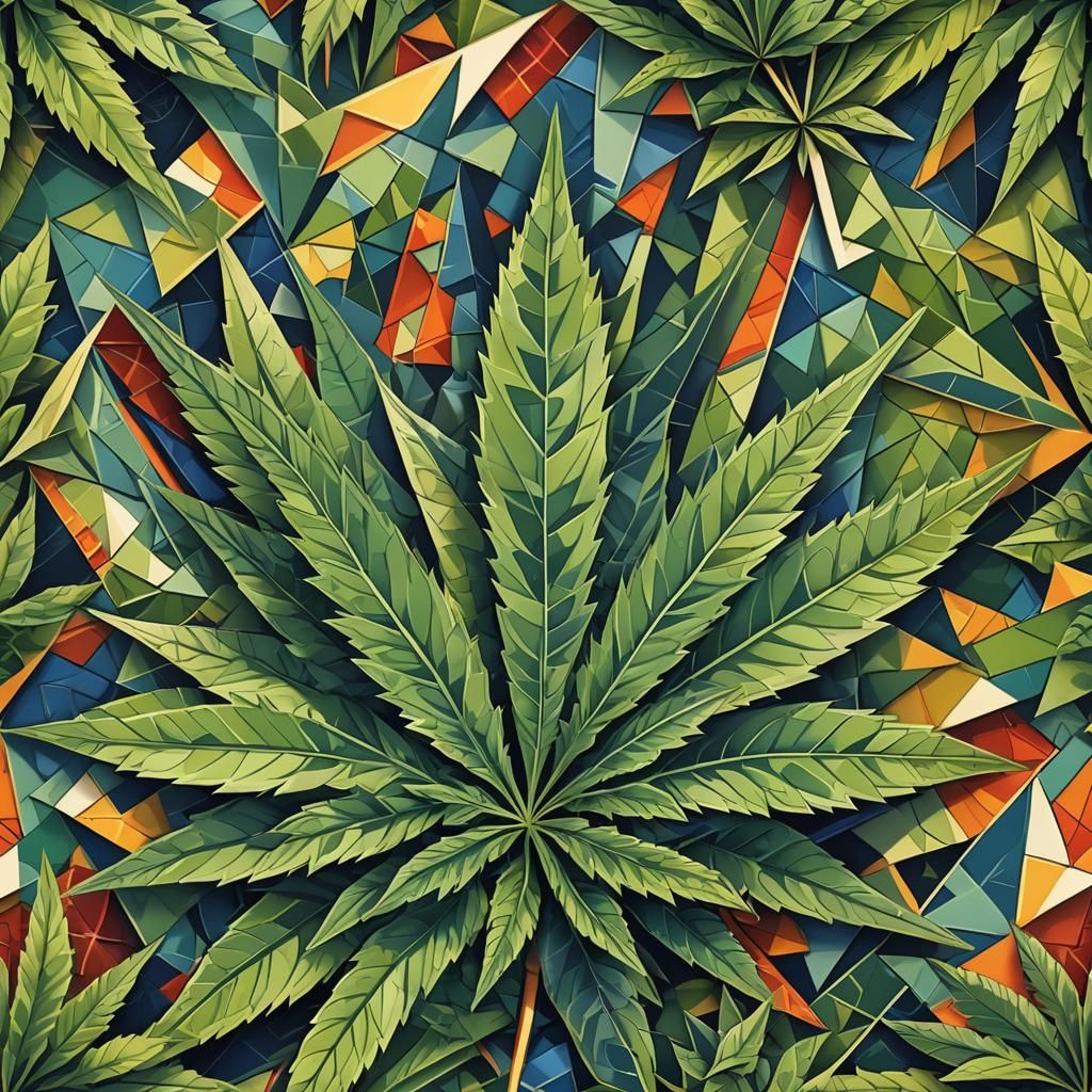 Marijuana leaf