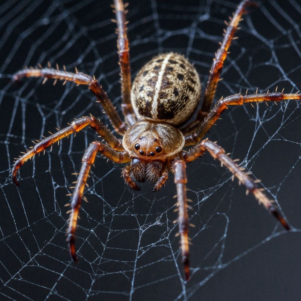 Hyper-Realistic Spiderweb Spider, Award-Winning Photography