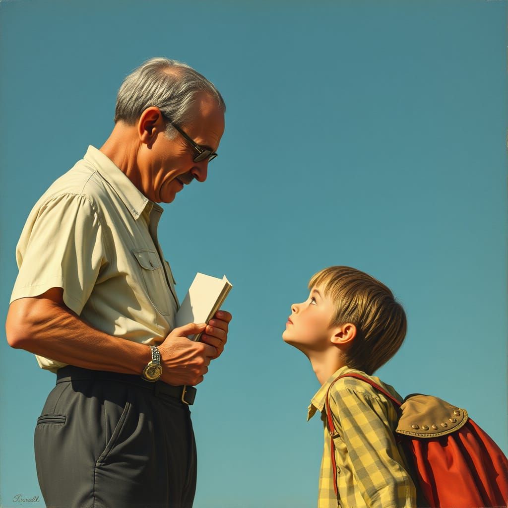 “And if you want grandpa to give you a ride to school, you’l...