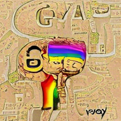 Rainbow Generated From Minimalist Prompt