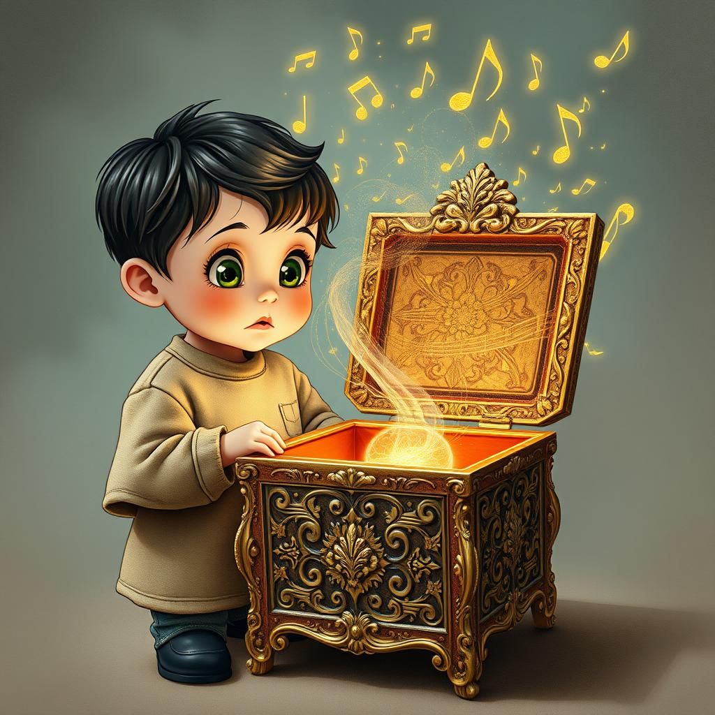 He's stunned at how magic music comes out of a box when he l...