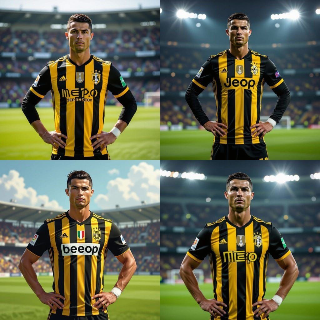 Cristiano Ronaldo in Beitar Jerusalem Uniform