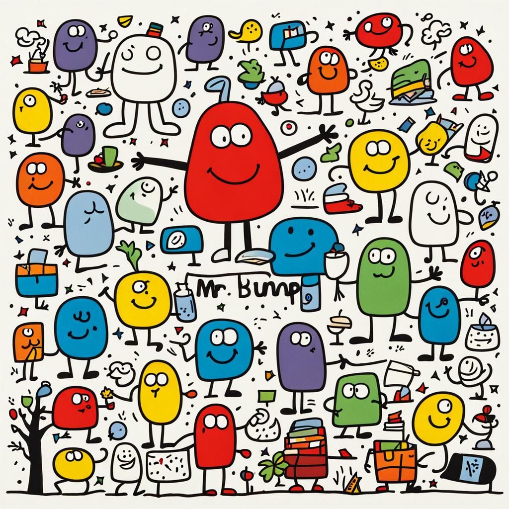 Mr Men and Little Miss characters by Roger Hargreaves,