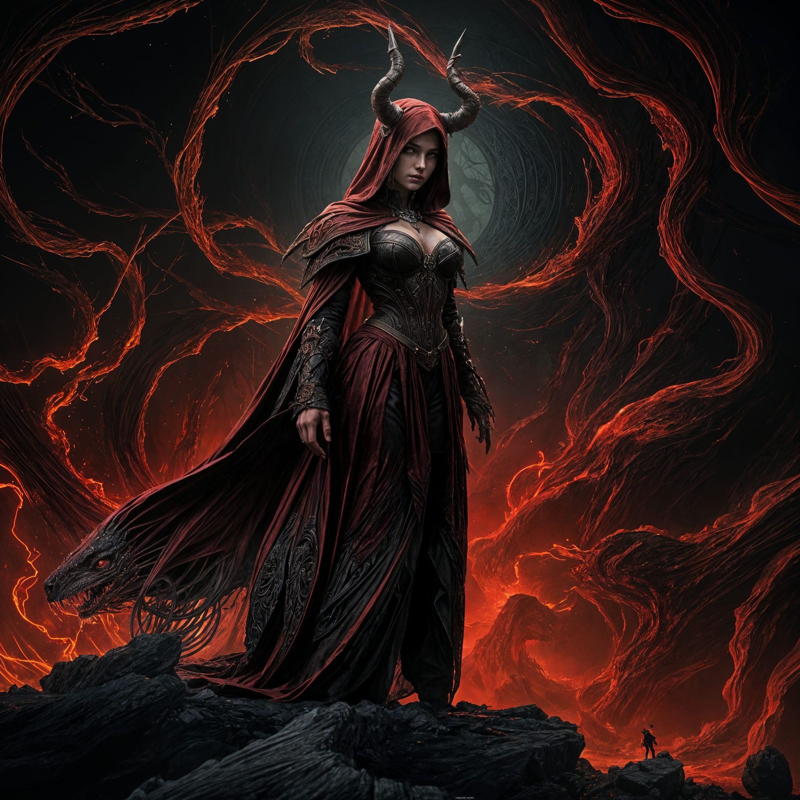 Dark Fantasy Masterpiece in Intricate Detail