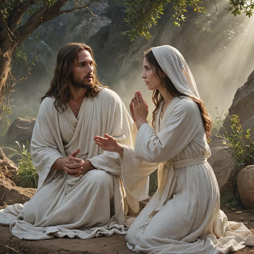 Jesus Christ Appears to Mary Magdalene: Photograph