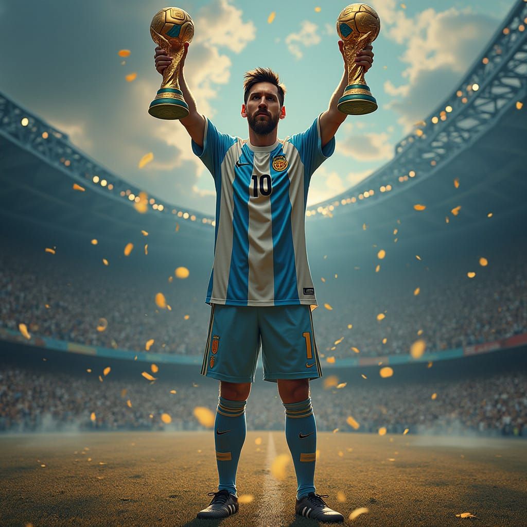 Heroic Argentine World Cup Champion in Dramatic, High-Contra...