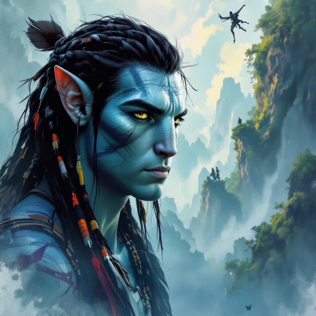 Avatar Movie Poster Reimagined with Cinematic Flair