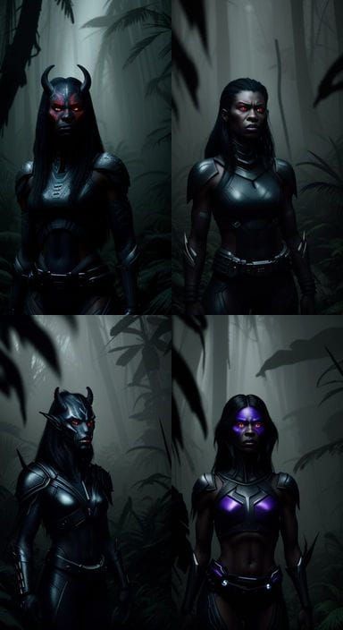 Dark Jungle Goddess: A Moody, Atmospheric Cinematic Masterpi...