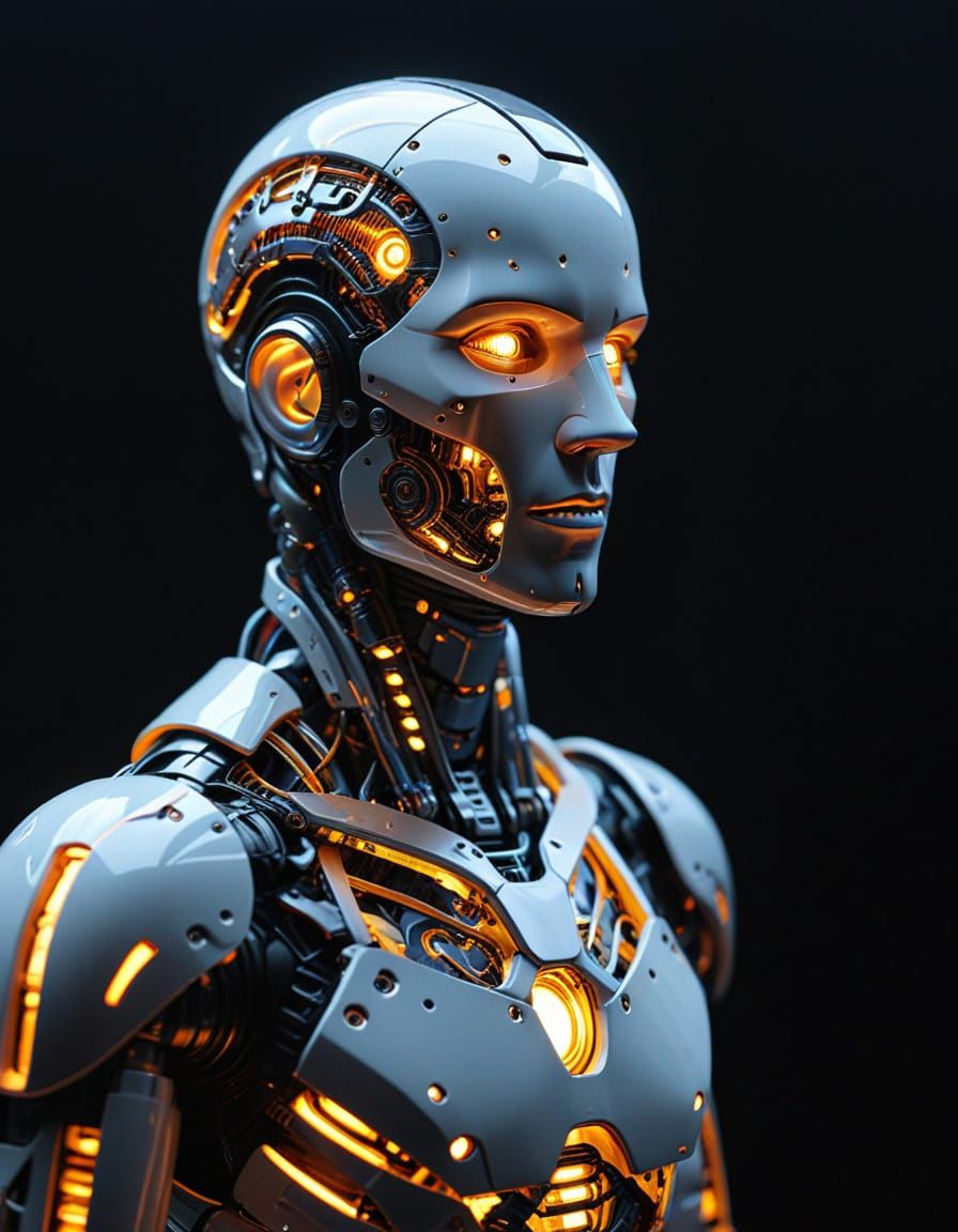 Intelligent Automaton Illuminated by Bright Light