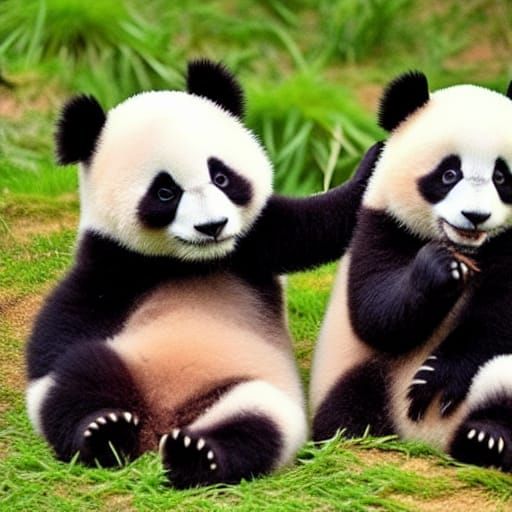 cute pandas