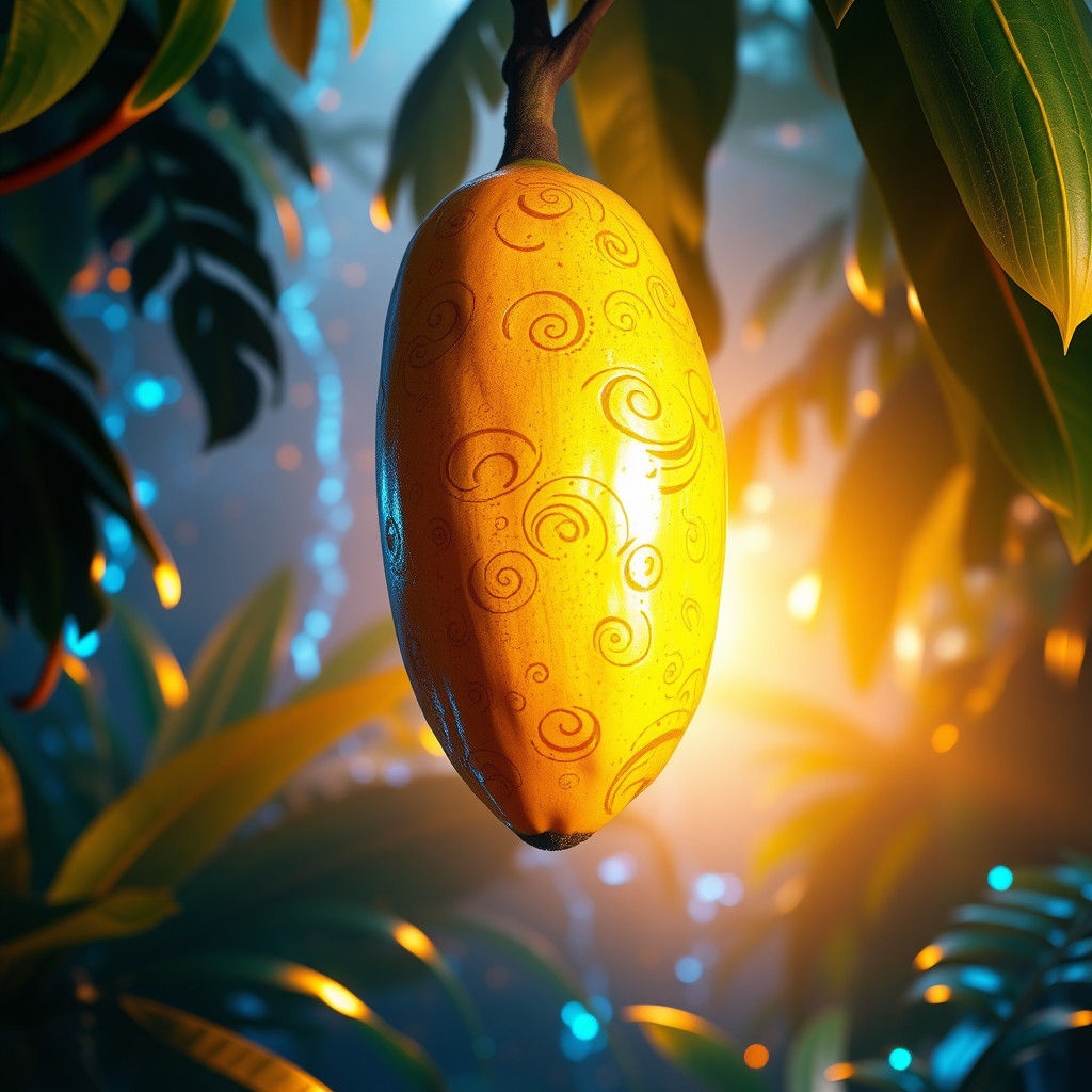 Mystical Platano in a Surreal Landscape