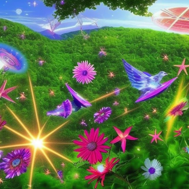 Starseed Landscape: A Cinematic Digital Matte Painting