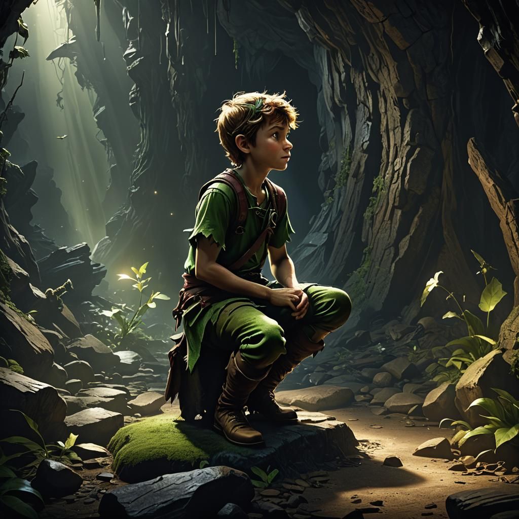 Peter pan has failed to find the flower.