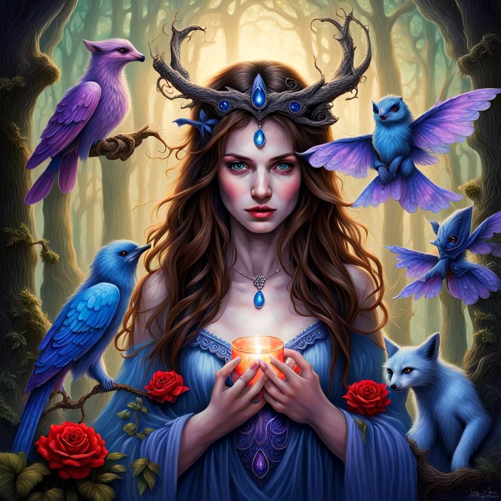 Enchanted Fantasy Dreamscape: Otherworldly Digital Art