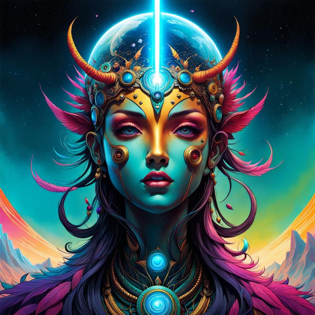 Divine Intervention: Hyper-detailed 3D Digital Art