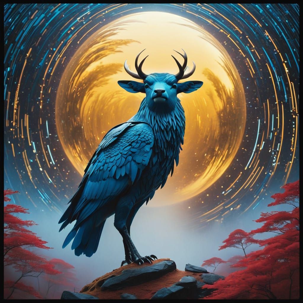 Digital Art Piece Inspired by 3D Graphic Novel Illustrators