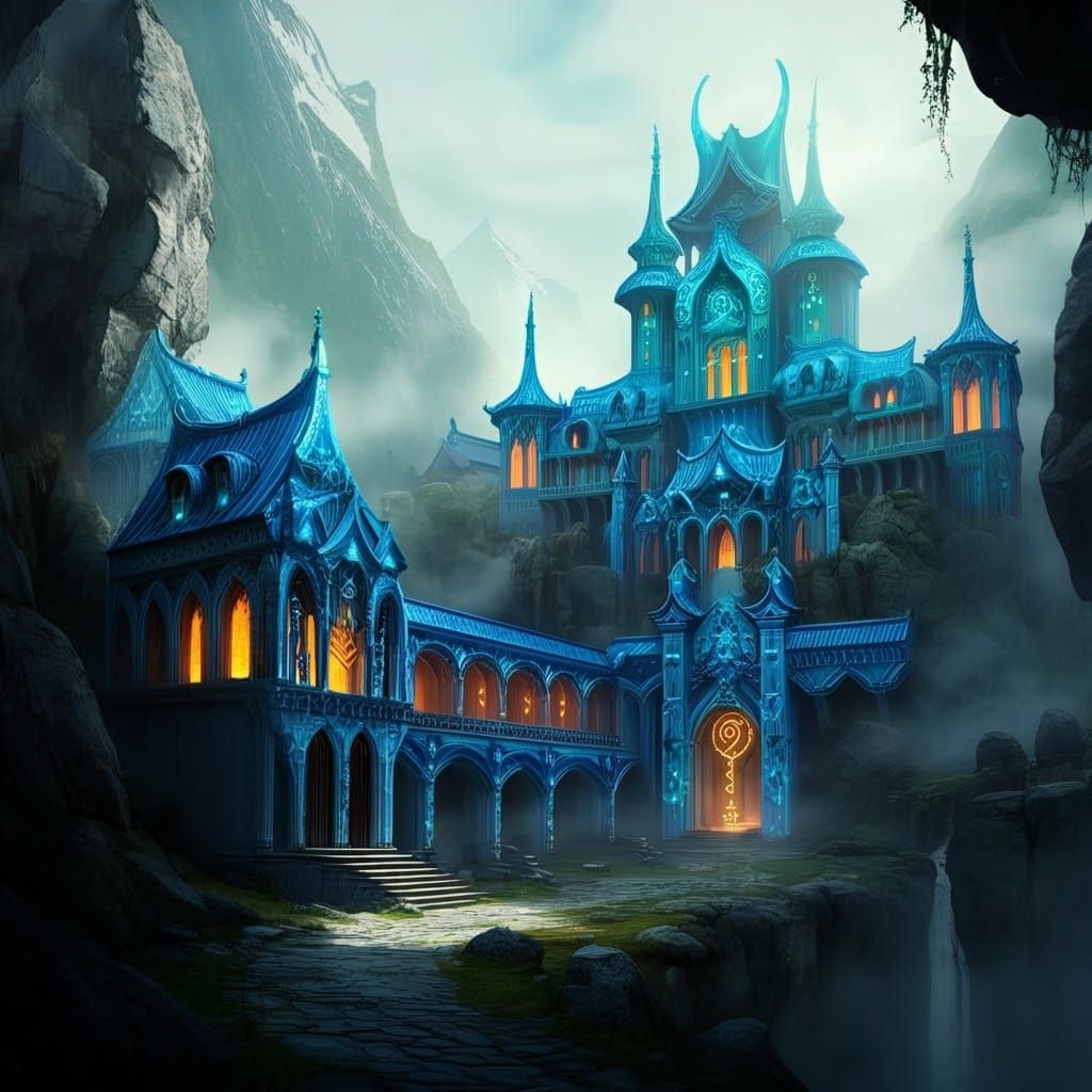 The Sapphire Gate, the Entrance to the enchanted realm of Zi...