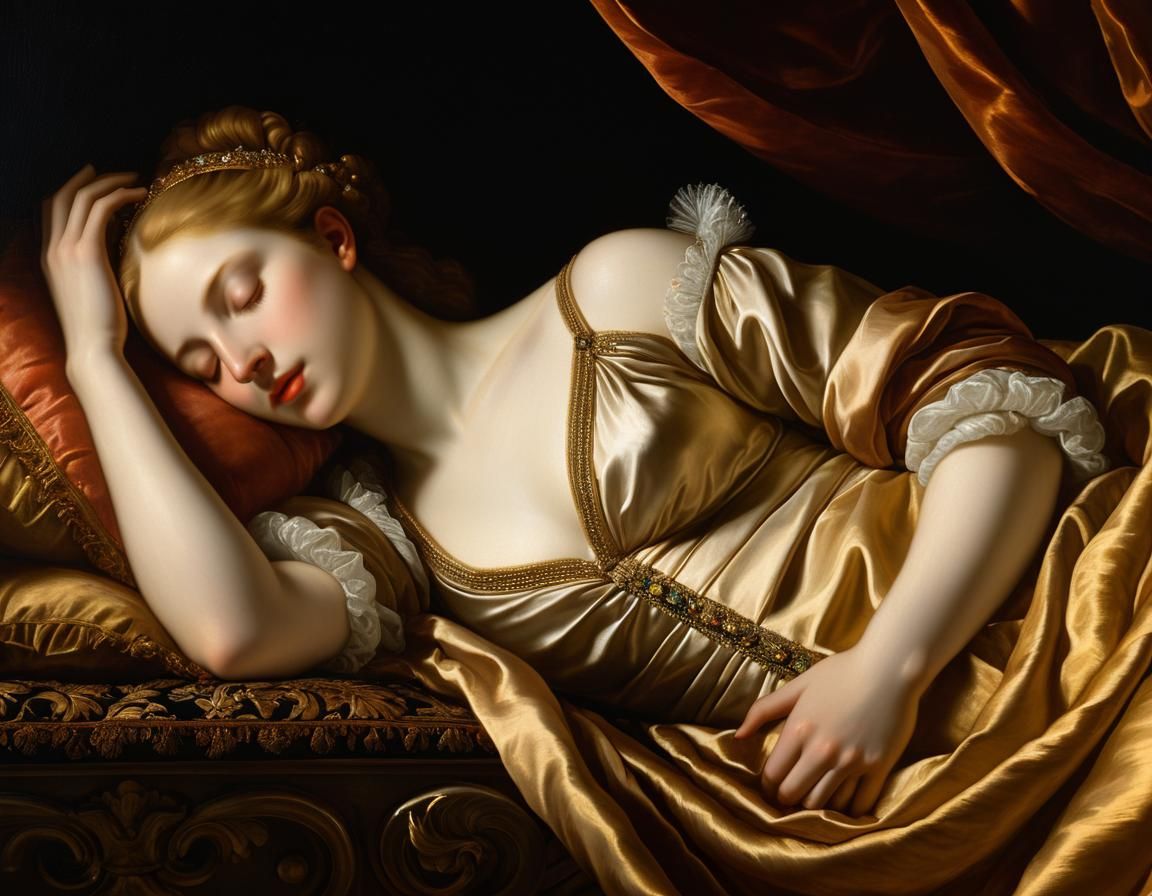 Classical Beauty in Soft Focus, Renaissance Masterpiece