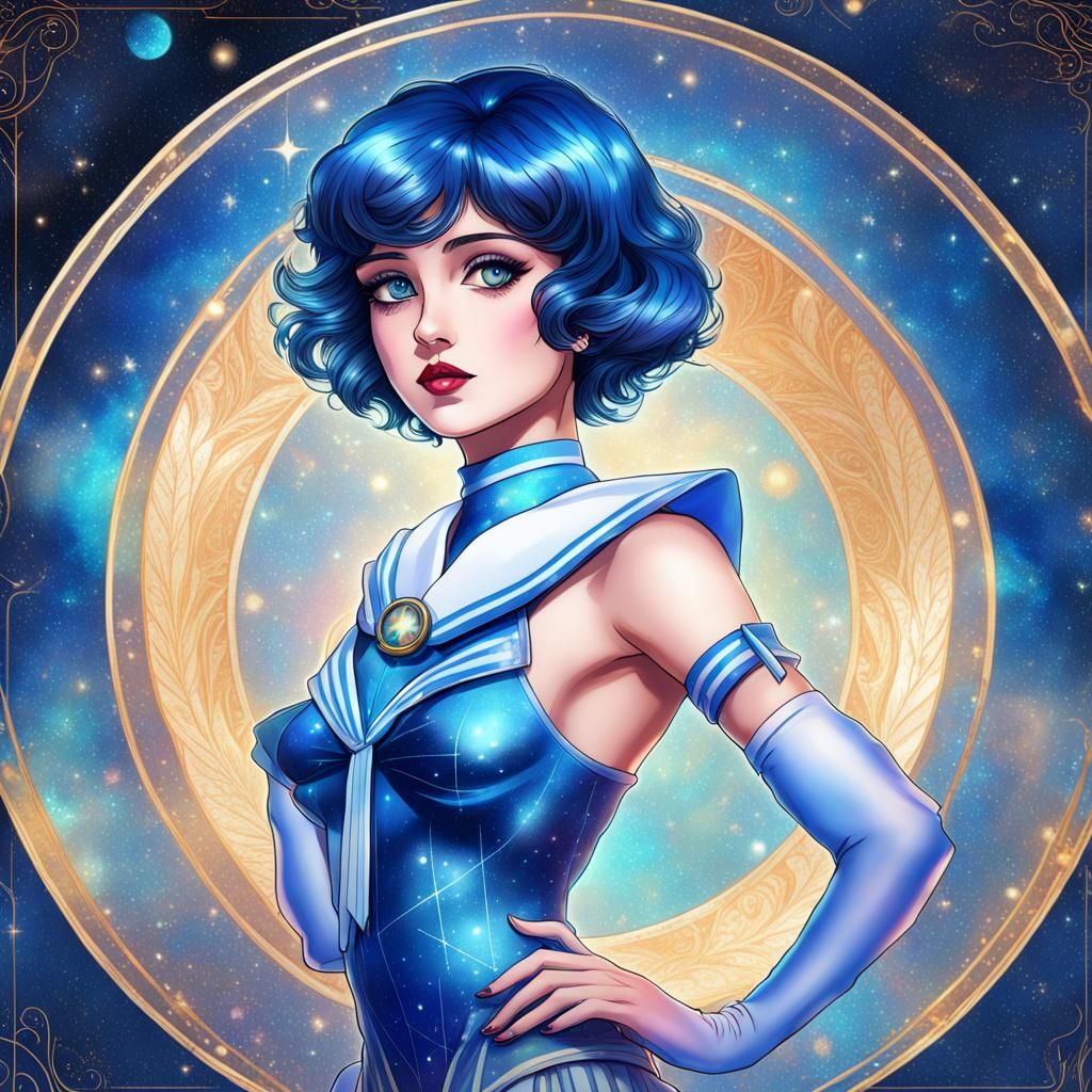 Sailor Mercury in 1920s fashion